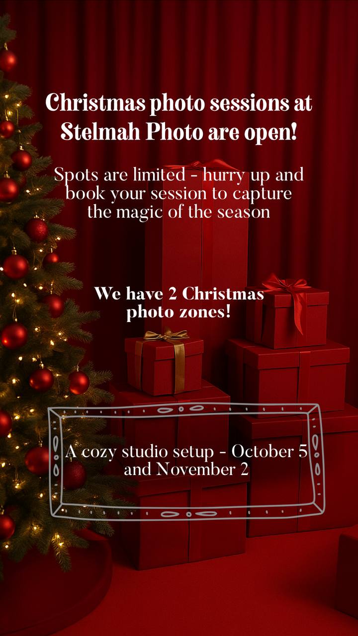 Image of 2025 Holiday Sessions- OCTOBER 5th & NOVEMBER 2nd, CHRISTMAS STUDIO MINI SESSION 