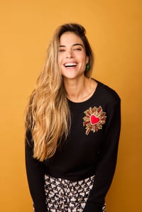 Image 1 of Jersey corazón cristal