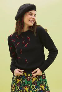 Image 2 of Jersey pimientos negro