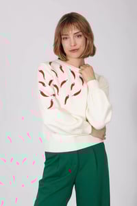 Image 2 of Jersey pimientos blanco