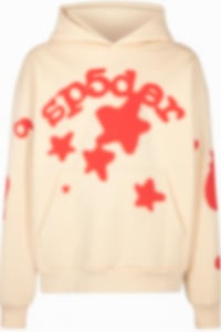 FENGPRODUCT- RED CREME HOODIE