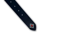 Image 4 of One-of-a-Kind Western Studded Belt – Diamond Cowboy Stitch