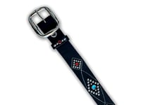 Image 2 of One-of-a-Kind Western Studded Belt – Diamond Cowboy Stitch