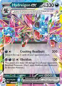 Hydreigon ex - 119/191 - SV08: Surging Sparks - Near Mint