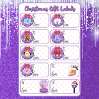Image 2 of Handmade BT21 Christmas Gift Labels