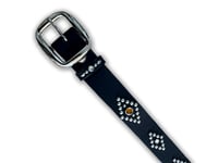 Image 2 of One-of-a-Kind Western Studded Belt – Amber Diamond