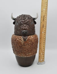 Image 8 of Raku Buffalo Jar