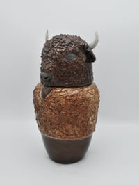 Image 6 of Raku Buffalo Jar