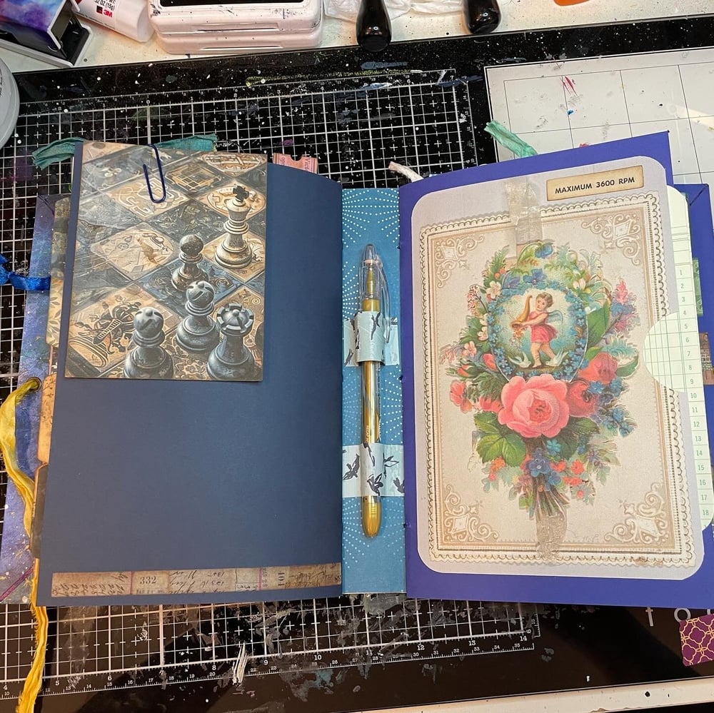 Image of Handmade Journal - Big Blue