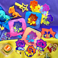 Image 1 of RAR lvizux mascot enamel pins and stickers
