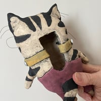 Image 2 of Cat in Silver studded Collar