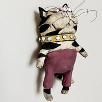 Image 4 of Cat in Silver studded Collar