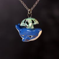 Breaching Whale Necklace