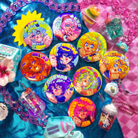 vocaloid (+teto) badge pins