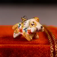 Dog with a Bone Necklace