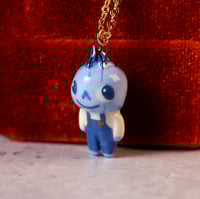 Blue Pumpkinhead Necklace