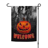 Image 4 of Garden flag - Welcome Classic Jack o Lantern