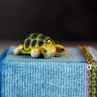 Image 1 of Two-Headed Red Eared Slider Necklace