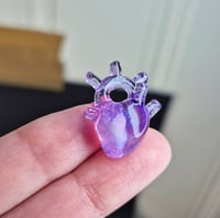 Image 2 of PURPLE PAINTED HEART