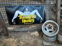 Image 2 of 2 ft X 4 ft Rolling Heavy Magazine "JUDY" Shop Banner "Shipping Included"