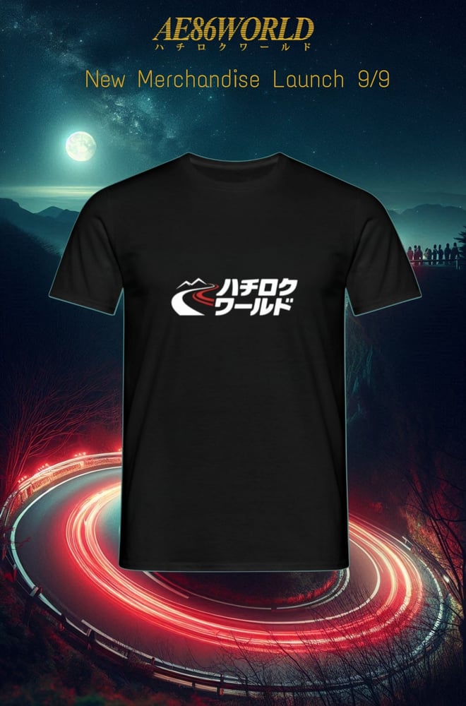 Image of AE86 WORLD New Touge T-shirt 