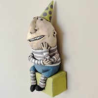 Image 2 of Toothy Fellow on a Green Box