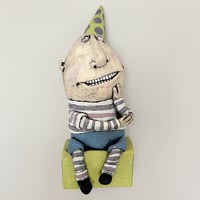 Image 1 of Toothy Fellow on a Green Box