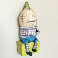 Image 3 of Toothy Fellow on a Green Box