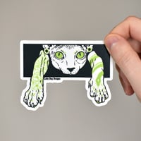 Image 1 of Fuzz Ball Vinyl Sticker