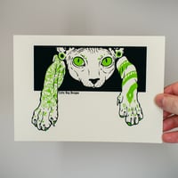 Fuzz Ball 5x7 Screen Print