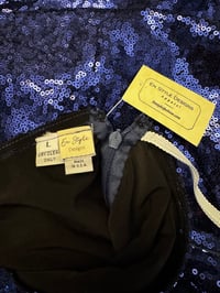 Image 5 of Blue Sequin Dress Large