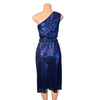 Image 4 of Blue Sequin Dress Large