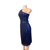 Image 3 of Blue Sequin Dress Large