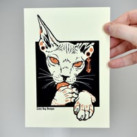 Fish Bone 5x7 Screen Print