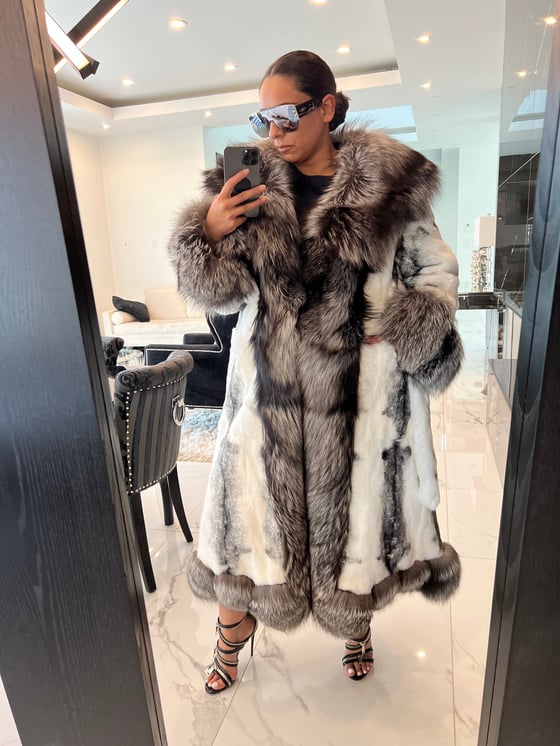 Image of 2in1 Rabbit X Silver Fox Coat