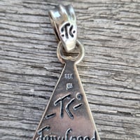 Image 4 of Tony Creed "Triangle Maze" Pendant, c. 2000s