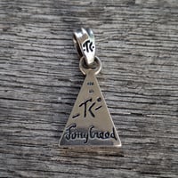 Image 5 of Tony Creed "Triangle Maze" Pendant, c. 2000s