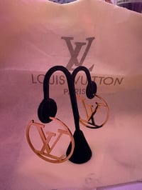 Image 2 of Louis Vuitton statement hoops 