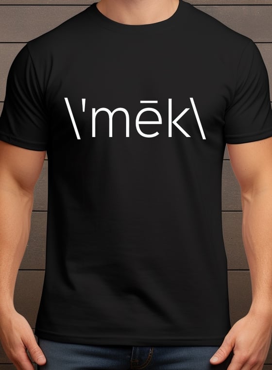Image of \’mēk\ logo t-shirt
