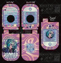 Image 3 of Monitoring Miku Keychain Bundle