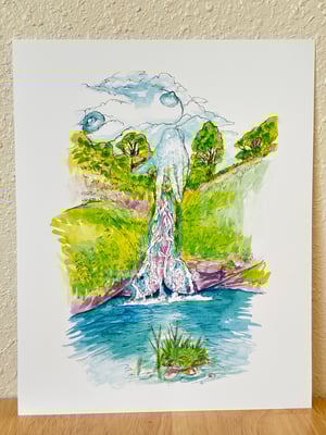 Image of Waterfall II laserprint