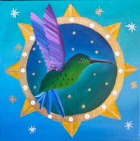 Image 1 of Hummingbird Painting