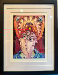 Image 2 of ORIGINAL COLORED DRAWING • Framed