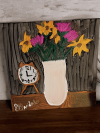 "Bouquet Of Flowers" Canvas Painting