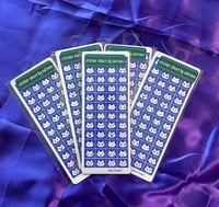 Image 1 of cat emotes sticker sheet