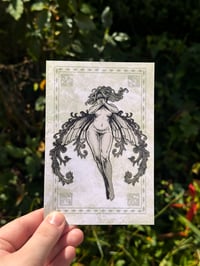 Image 1 of curly wing fairy | mini print/postcard (4x6")