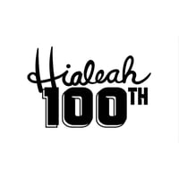 Image 1 of HIALEAH 100TH w/ logo left chest (White Shaka)