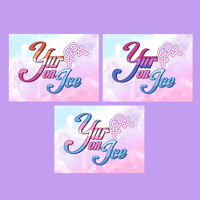 Image 5 of LesBruAbba prints, stickers, and buttons, logo pride flags