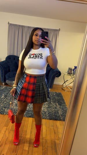 Image of School Girl Skirt Set 