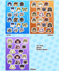 Image 5 of JoJo Kitties Shaker Charms + Inserts, Sticker Sheets